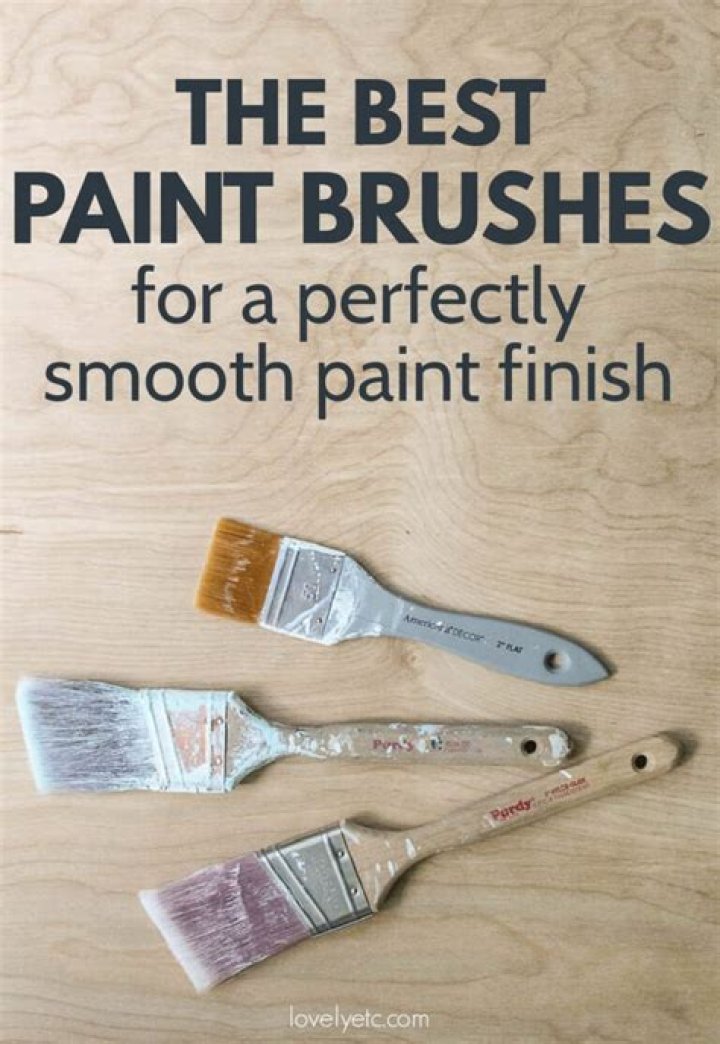 What paint brush gives the smoothest finish?