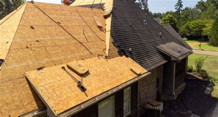 What sheathing is used for exterior walls?