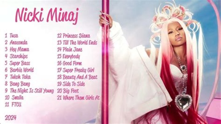 What songs does Nicki Minaj laugh in?