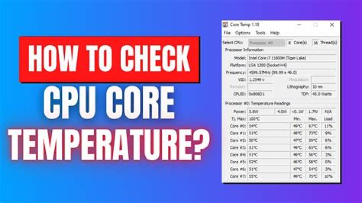 What temperature should my CPU cores run at?