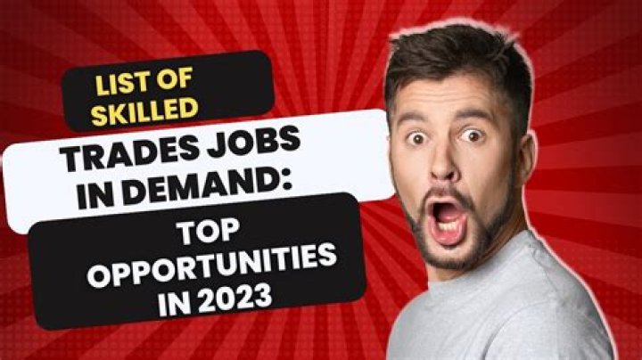 What trades are in demand in New Brunswick?