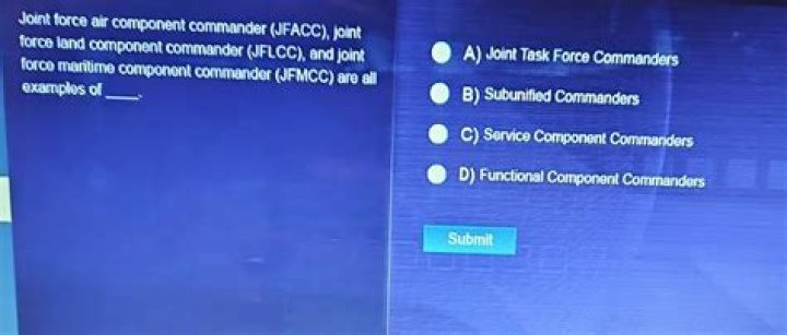 What usually determines which land component force is made the Jflcc?