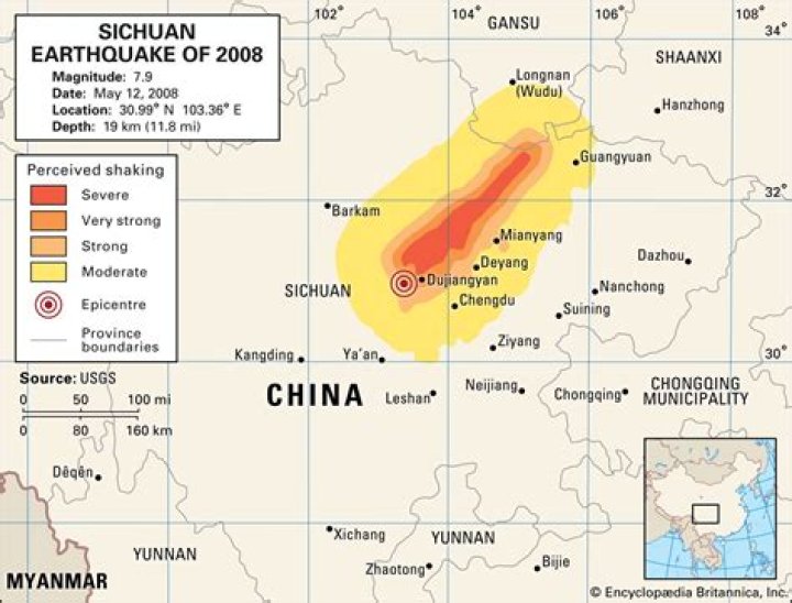 What was done to help with the Sichuan earthquake?