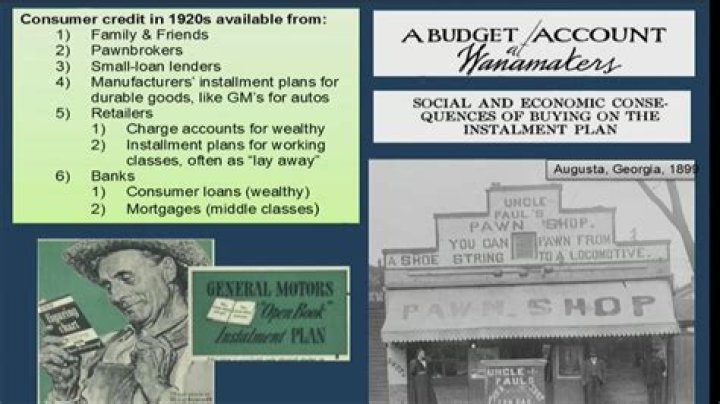 What was margin in the 1920s?