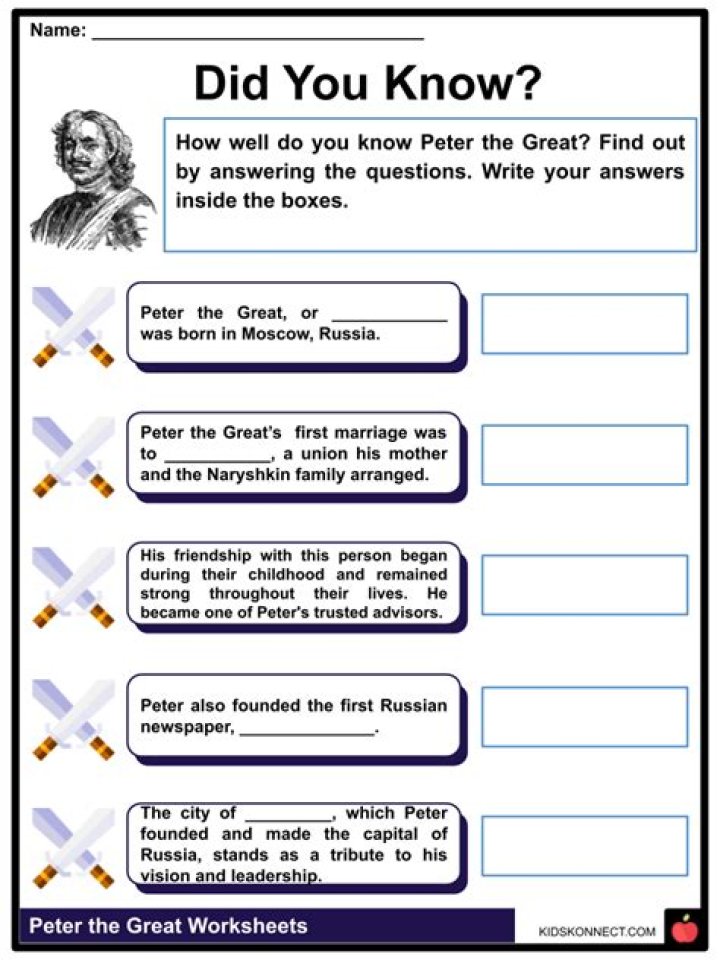 What was Peter the Great favorite game?