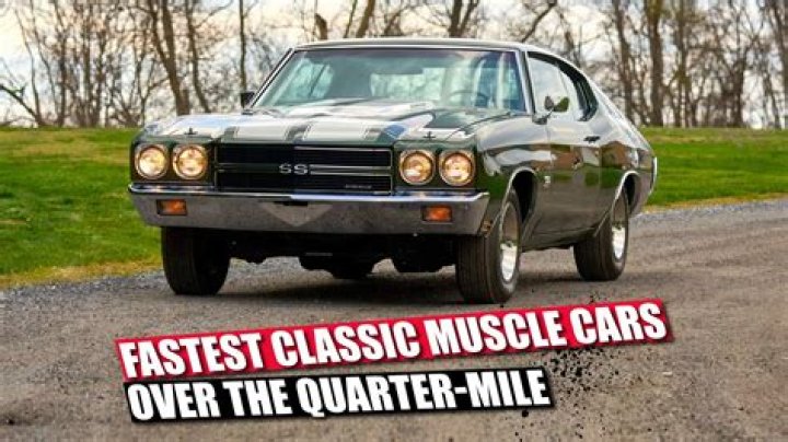 What was the fastest muscle car in 1973?