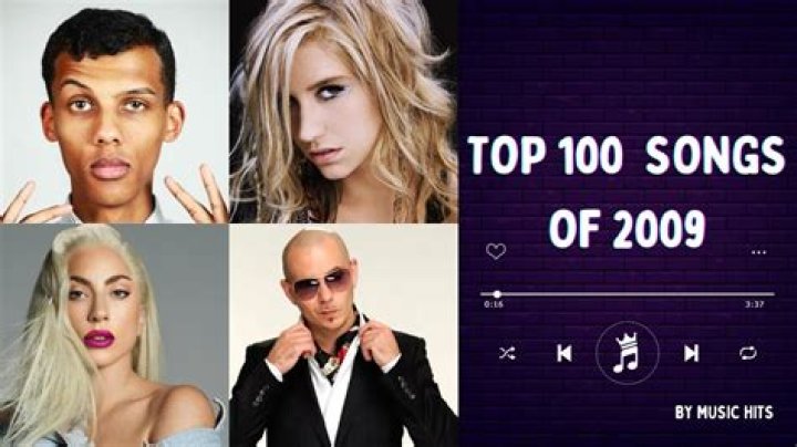 What was the number one song in September 2009?