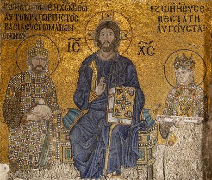What were icons in the Byzantine Empire?