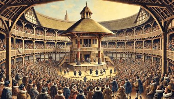 What were the Theatre buildings like during the Elizabethan era?