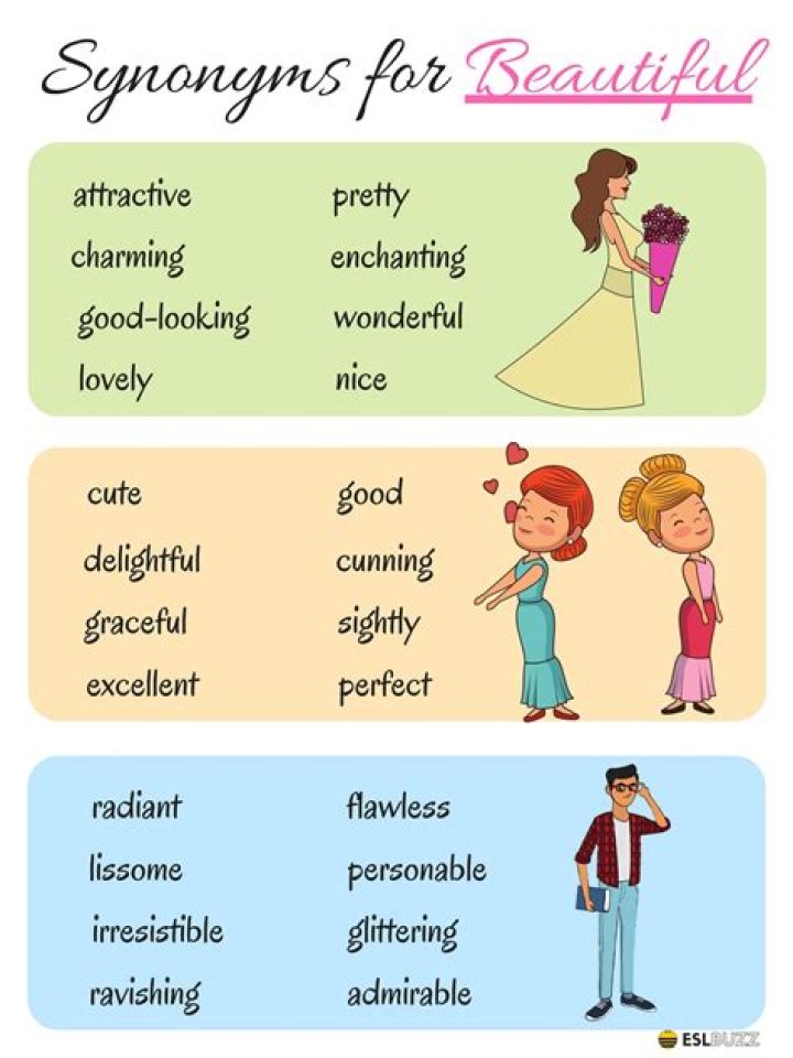 What words can you use instead of beautiful?