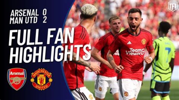 What year did Arsenal beat Man U 8 2?