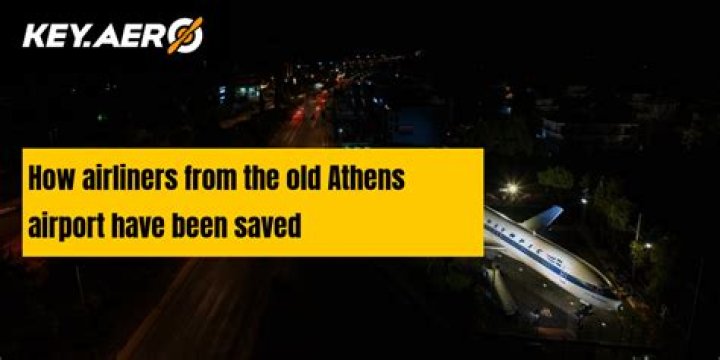 When did the old Athens airport close?