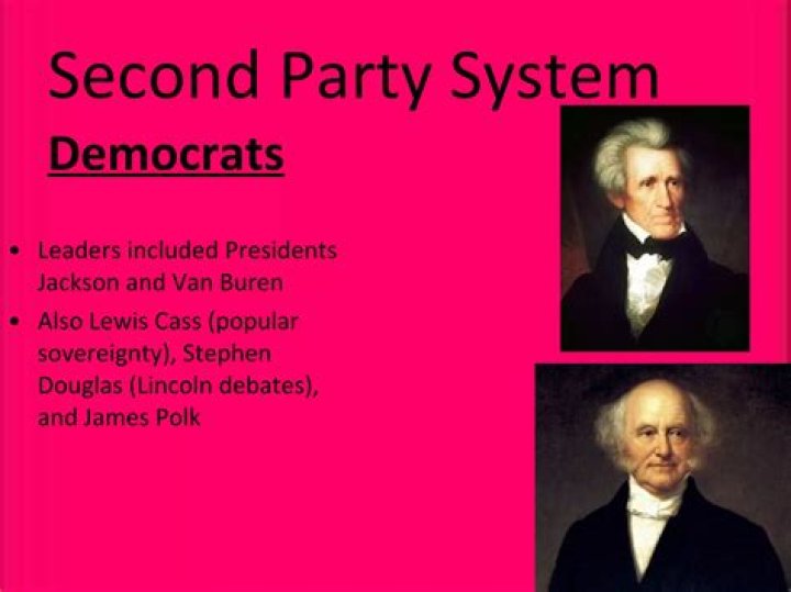 When did the second two party system emerge?