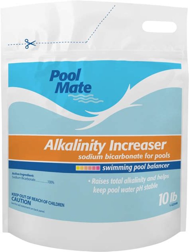 When should you add sodium bicarbonate at the pool?