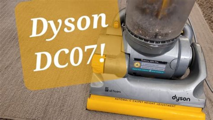 When was Dyson DC07 discontinued?