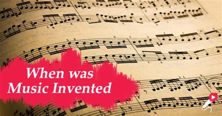 When was music technology invented?