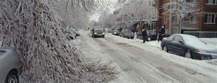 When was the big ice storm in Montreal?