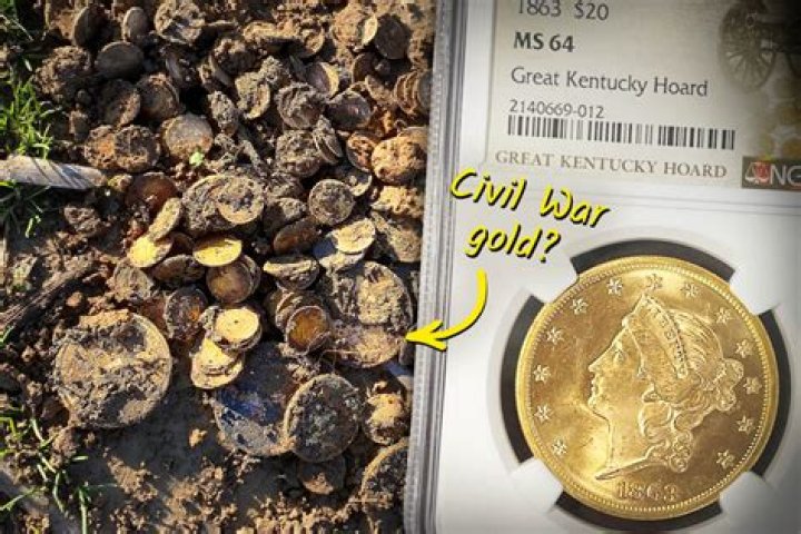 Where are the gold coins in buried?