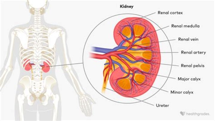 Where are your kidneys located & where are they located?
