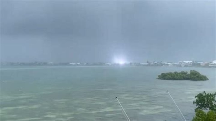 Where did the tornado hit on LBI?