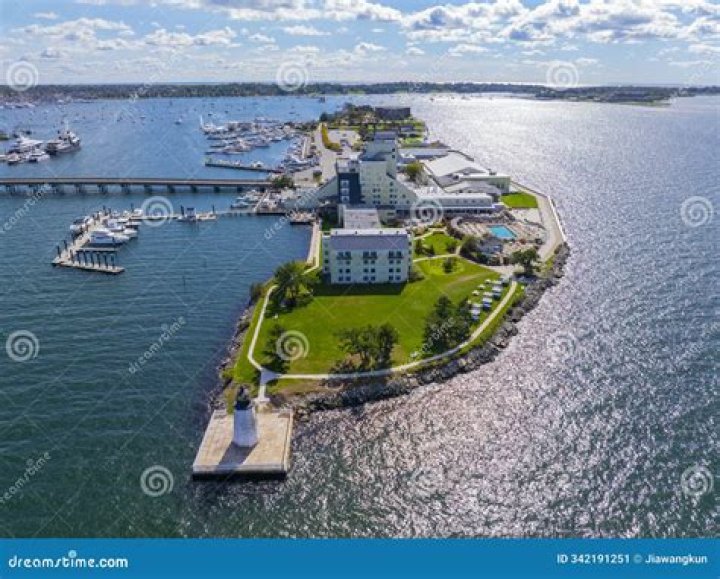 Where is Goat Island in Newport?