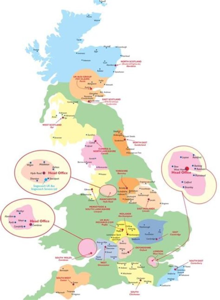 Where is Stagecoach head office?