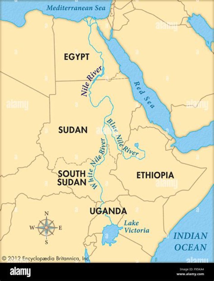 Where is the White Nile located?