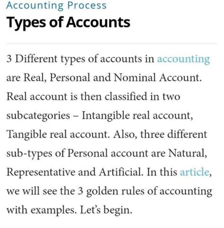 Which accounts are real accounts?
