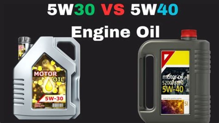 Which oil is better 5w30 or 5w40?