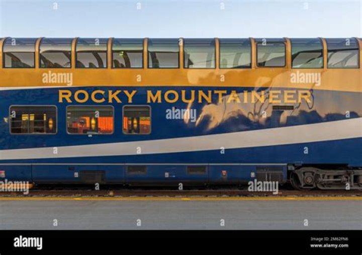 Which station does the Rocky Mountaineer depart from in Vancouver?
