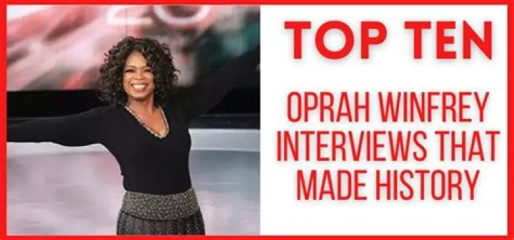 Who has Oprah Winfrey interviews?