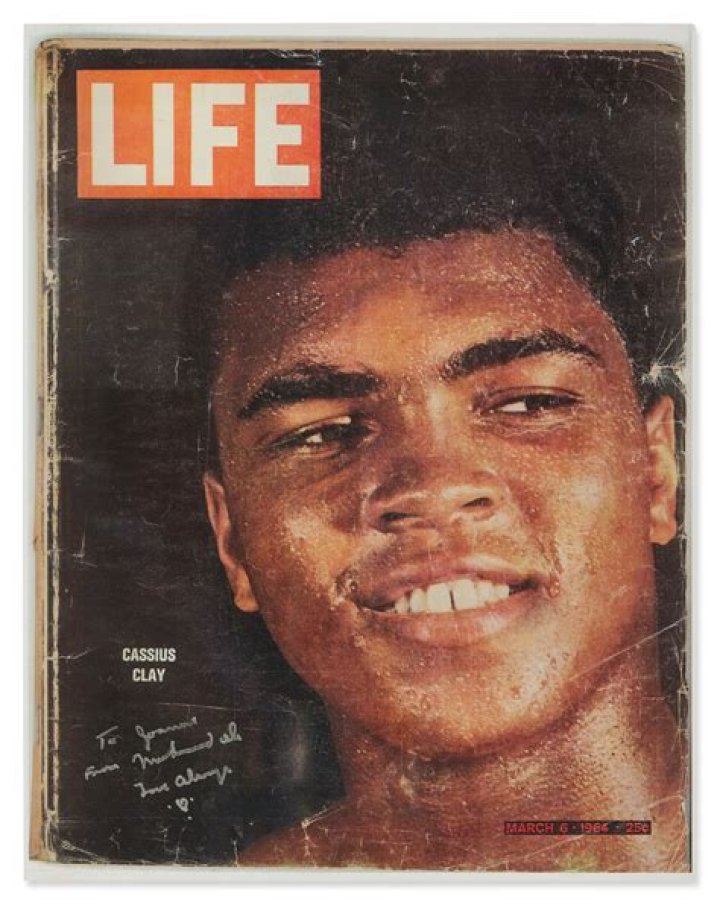Who is on the cover of Life magazine?