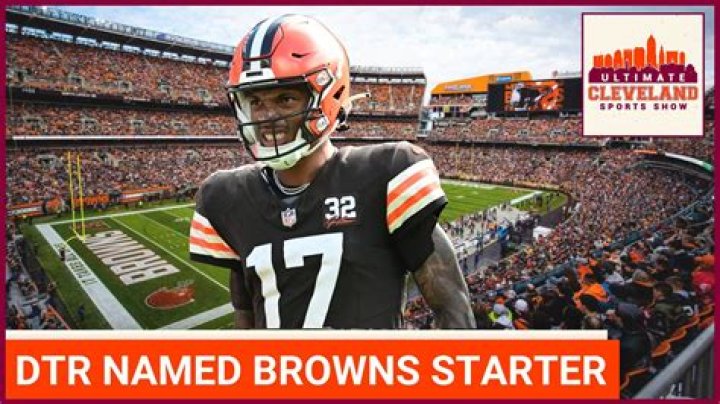 Who is the backup Browns quarterback?