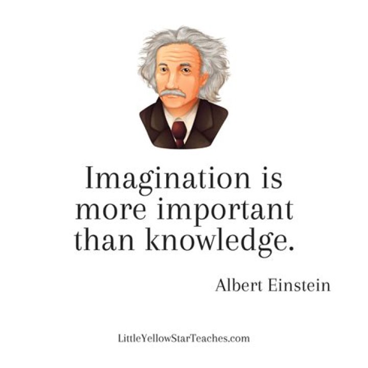 Why did Albert Einstein say that imagination is more important than knowledge?