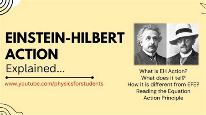 Why did Einstein Hilbert action?