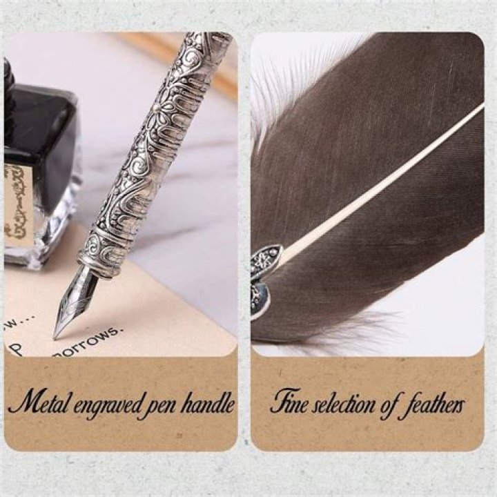 Why did old pens have feathers?