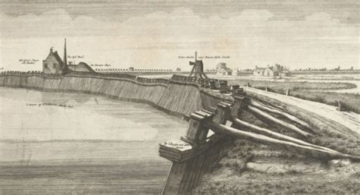 Why did the Dutch build dikes?