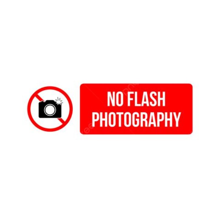 Why do places say no flash photography?