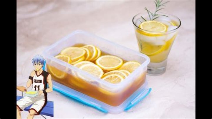 Why do they eat lemons in Kuroko no basket?