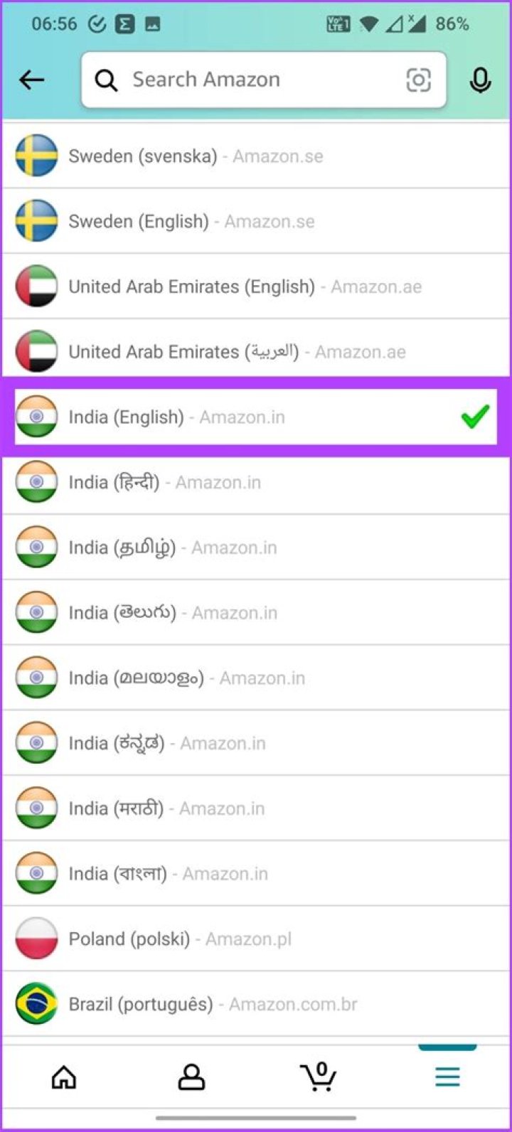Why has Amazon app changed?