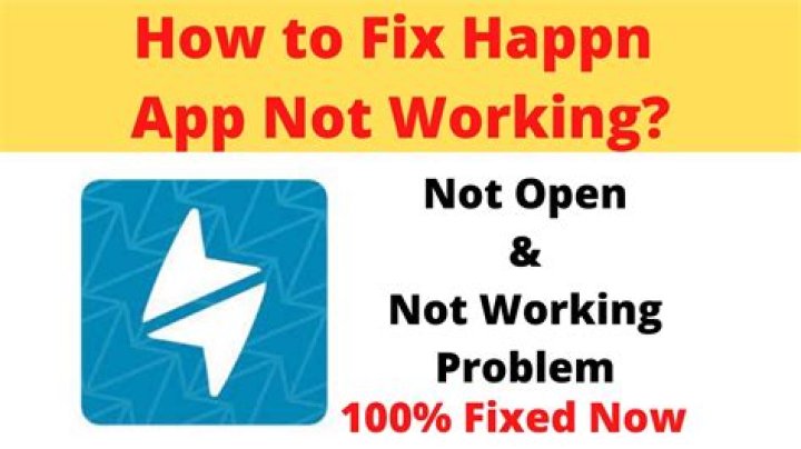 Why is Happn not working?