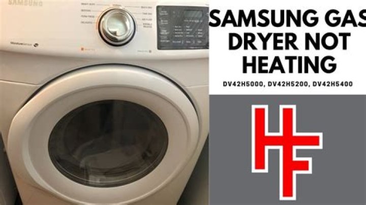 Why is my Samsung front load dryer not heating?