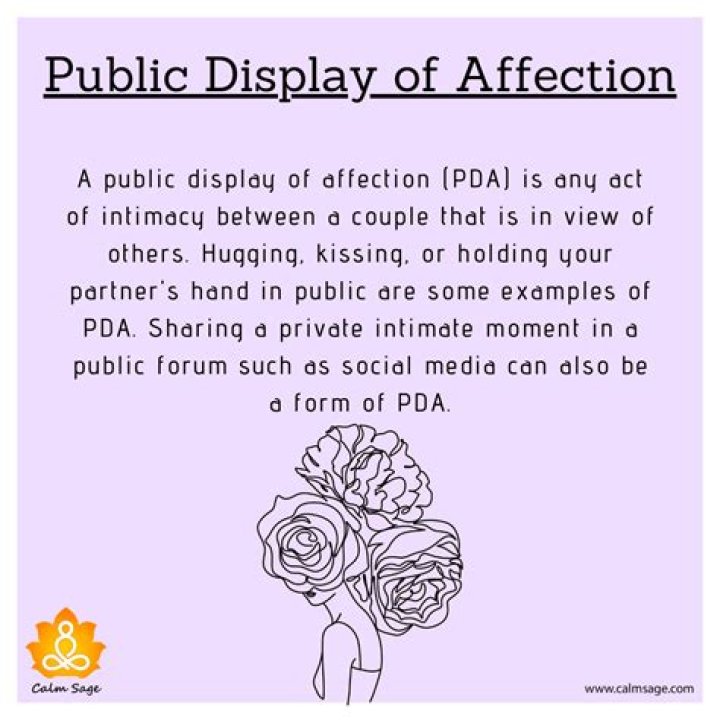 Why public displays of affection is good?