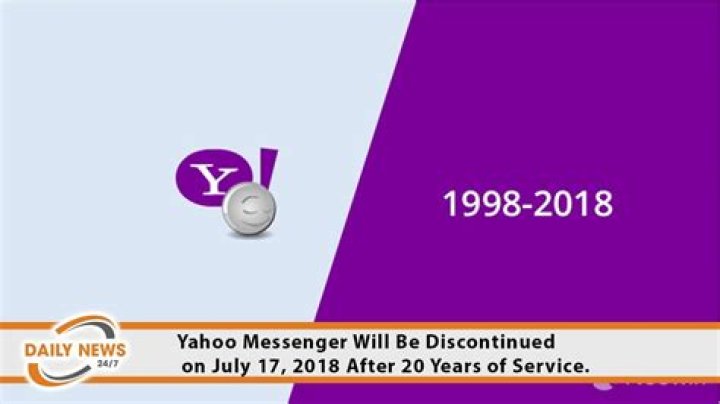 Why was Yahoo Messenger discontinued?