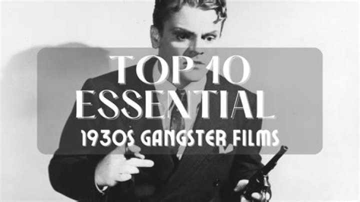 Why were gangster films popular in the 1930s?