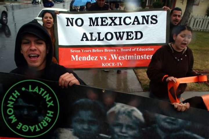 Why were the Vidaurri children but not the cousins the Mendez children allowed to enter the Westminster School?