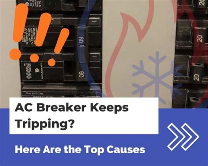 Will a bad AC capacitor trip the breaker?